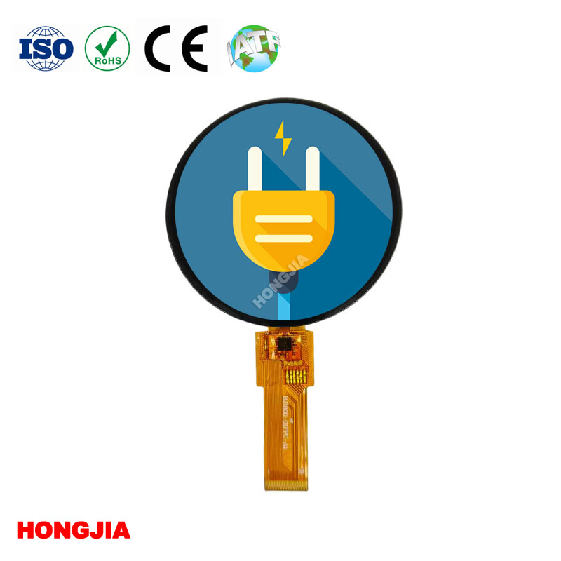 1,8 tums rund LCD 360*360 QSPI/SPI/MCU/MIPI med Touch