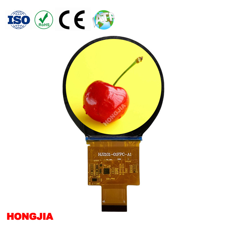 2,1 tum Incell Round LCD 480*480 QSPI/SPI/MCU