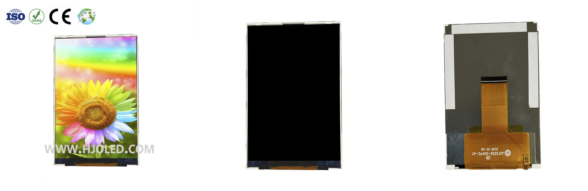 3,2 tum IPS -display 320*480 stöder flera gränssnitt, lämpligt för enstaka chipmikrodator