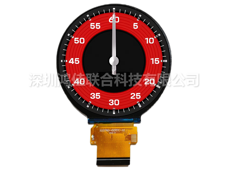 2,8-tums TFT-rundskärm, True Round Screen Standard 40Pin Design Upcale