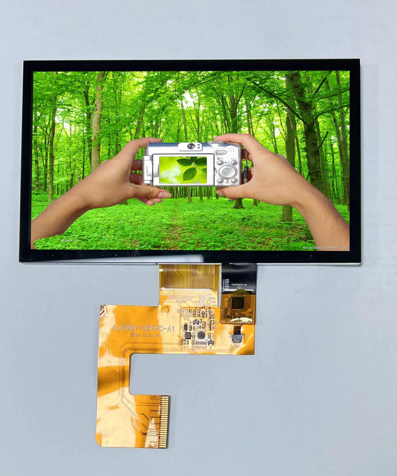 7,0 tum Touch LCD 1024*600 Upplösning MIPI -gränssnitt 2 -kanaler