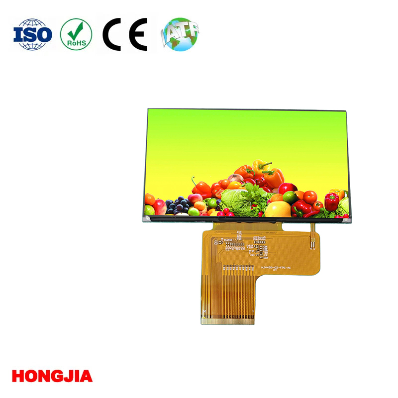 4,45-tums TFT LCD horisontell skärm med 1920*1080 upplösning, LVDS-gränssnitt och en hög uppdateringsfrekvens på 120Hz